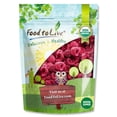 thumbnail image 1 of Organic Freeze-Dried Raspberries, 3 Ounces – Non-GMO, Kosher, Bulk - by Food to Live, 1 of 7