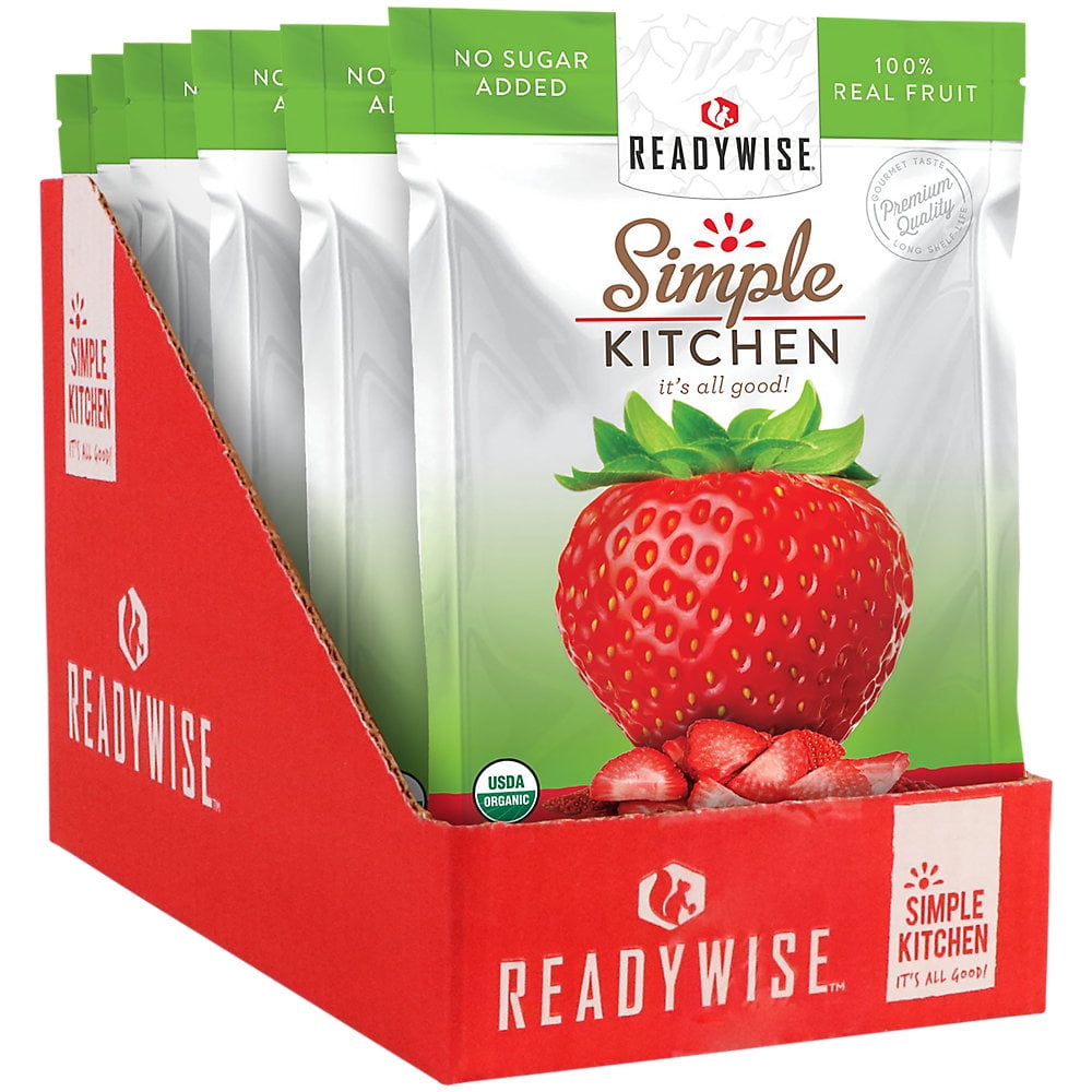 Organic FreezeDried Strawberries 100 Real Fruit No Sugar Added (6