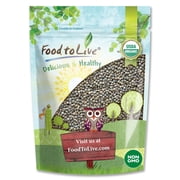 Organic French Green Lentils, 5 Pounds - Non-GMO, Kosher, Sproutable - by Food to Live