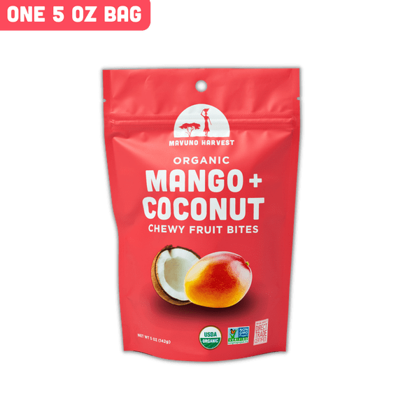 Organic Fruit Bites: Mango & Coconut