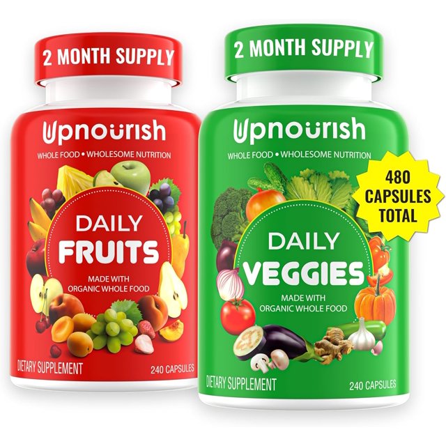 Organic Fruits and Veggies Supplement Support Diet Balance, Body