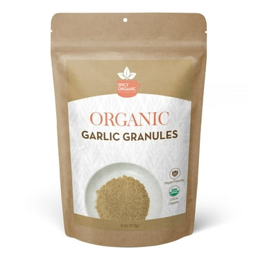 Organic Garlic Granules: Add Rich Garlic Flavor to Your Cooking with 100% Natural and Non-GMO Garlic Powder