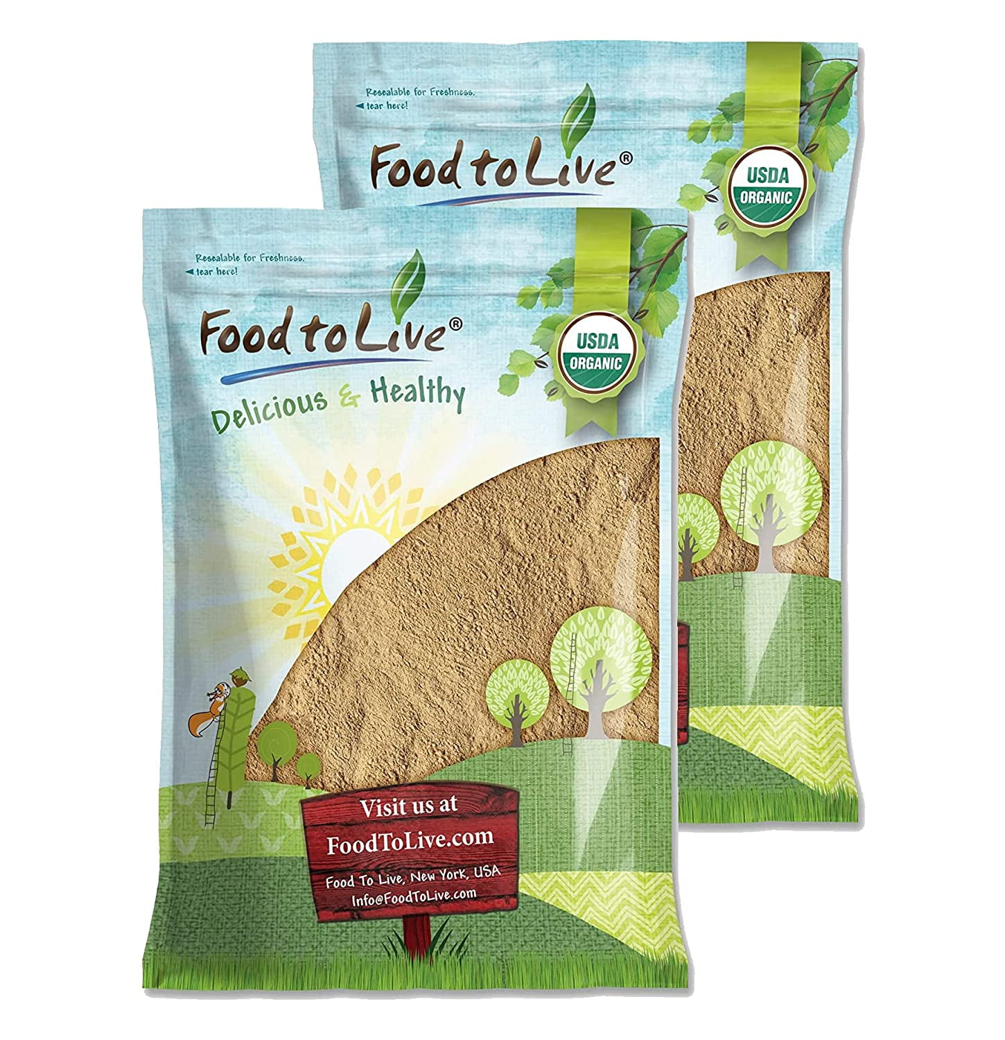 Organic Garlic Powder, 10 Pounds — Non-GMO, Raw, Vegan — by Food to Live