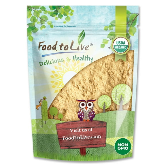 Organic Gelatinized Maca Powder, 0.25 Pounds — Non-GMO, Kosher, Raw, Vegan — by Food to Live