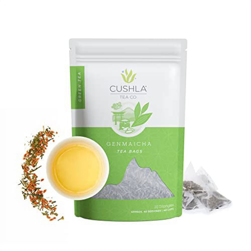 Organic Genmaicha Green Tea with Premium Sencha & Roasted Rice