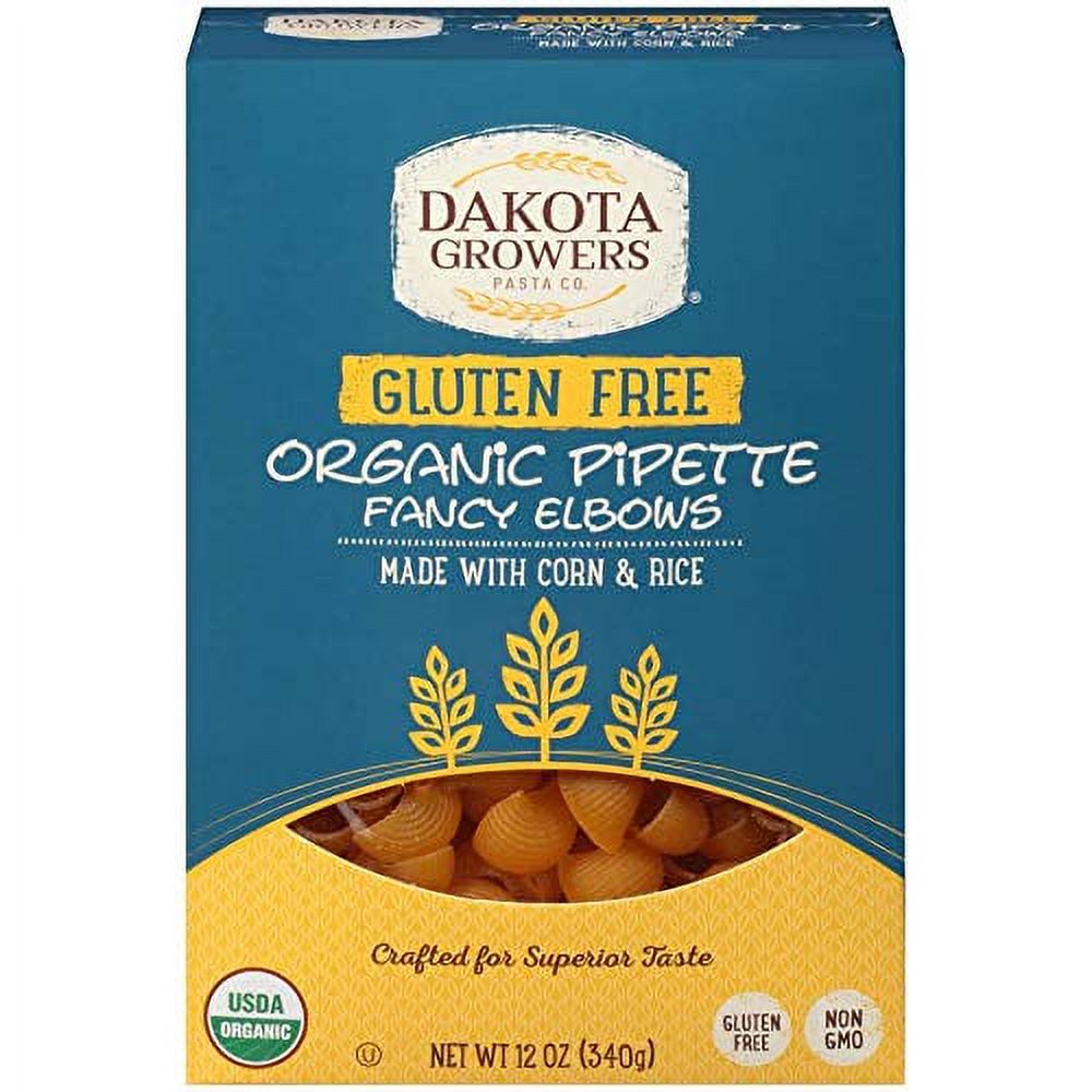 Organic Gluten Pipette Pasta, 12 Ounce 12 Per Case.