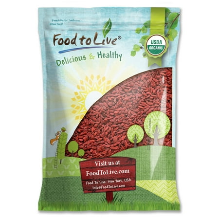 Organic Goji Berries, 6 Pounds — Non-GMO, Raw, Vegan — by Food to Live
