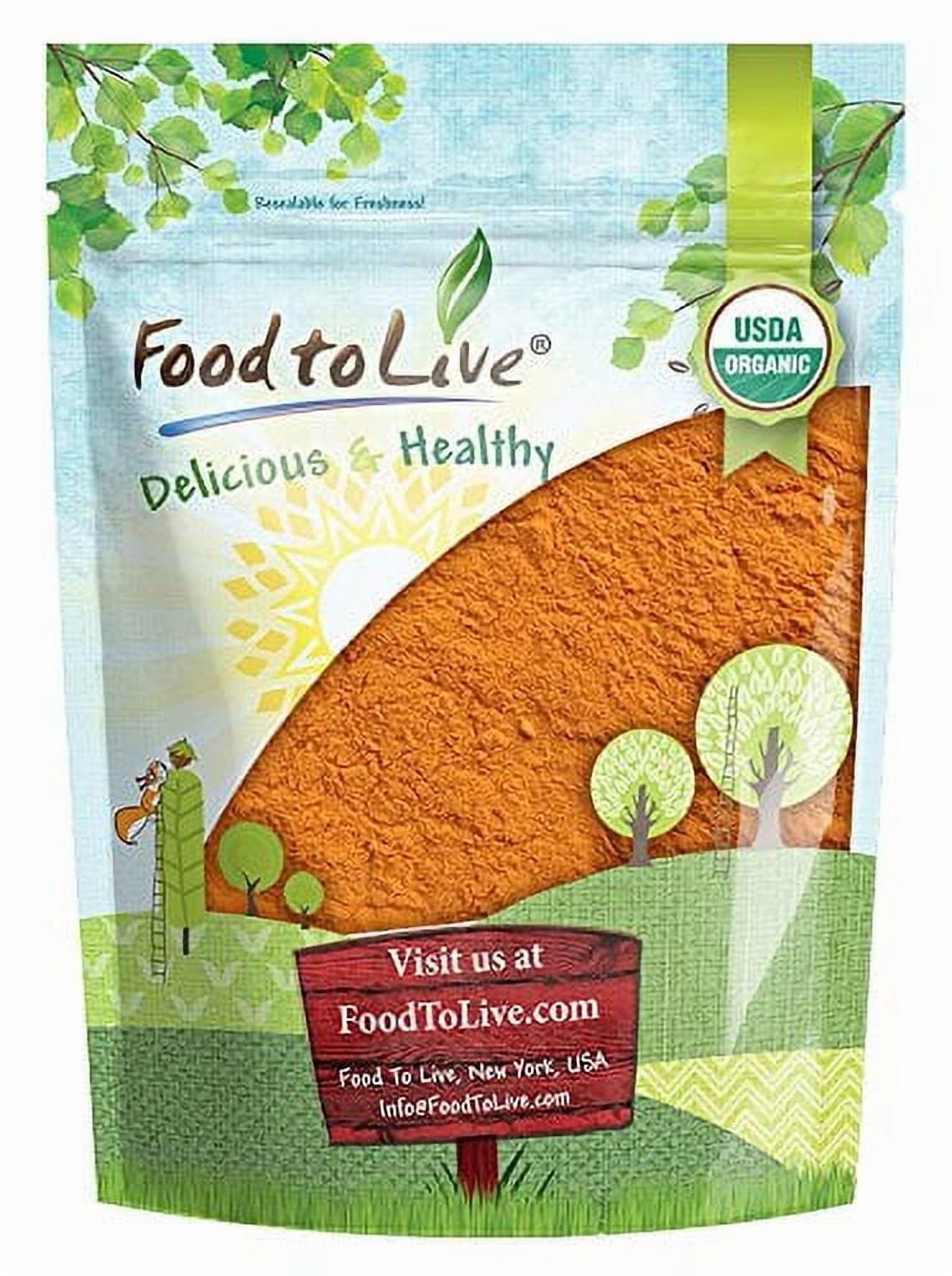 Organic Goji Berry Juice Powder, 1.5 Pounds — Non-GMO, Kosher, Raw, Vegan — by Food to Live