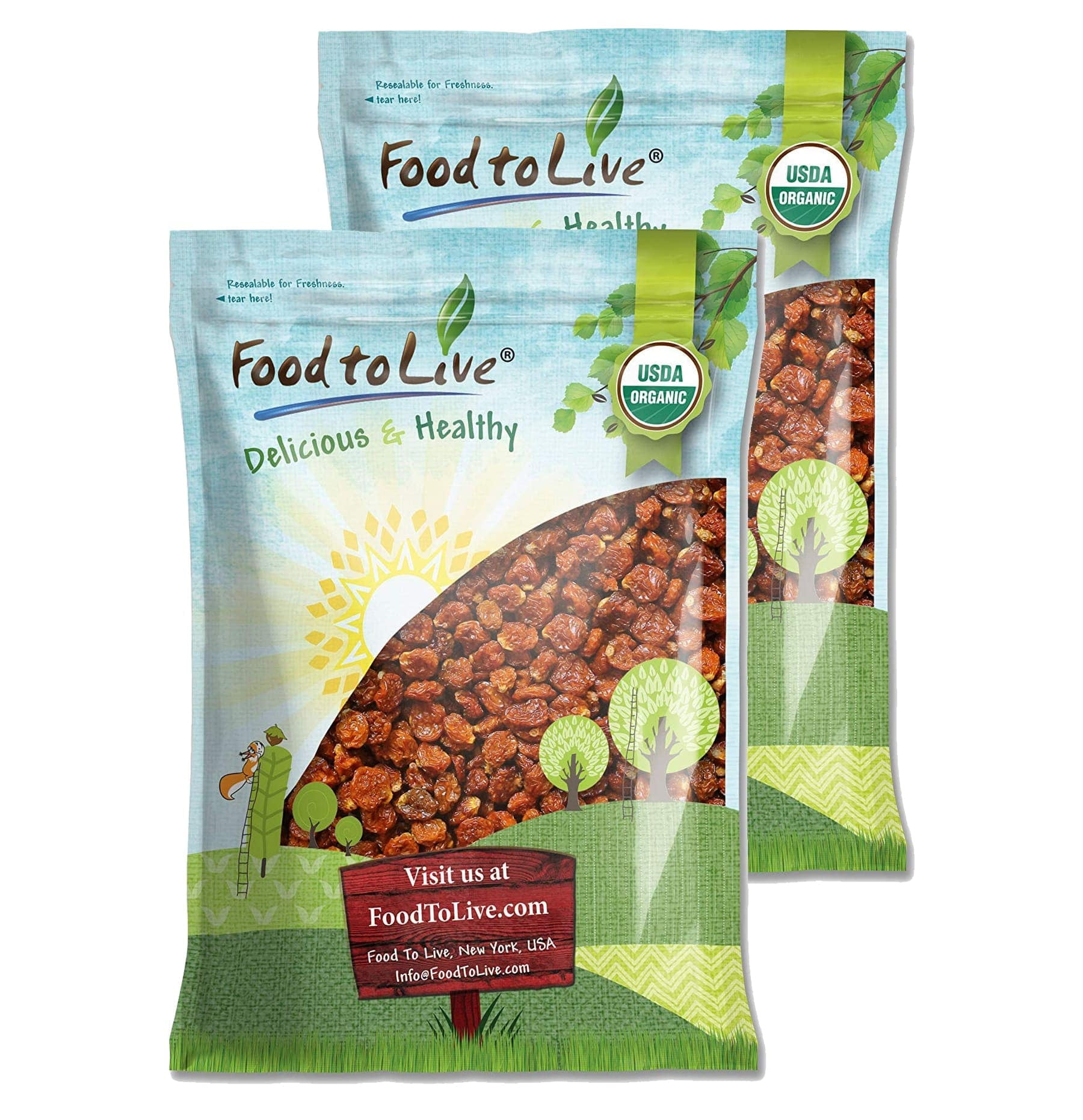 Organic Golden Berries, 16 Pounds  Non-GMO, Kosher, Raw, Vegan  by Food to Live