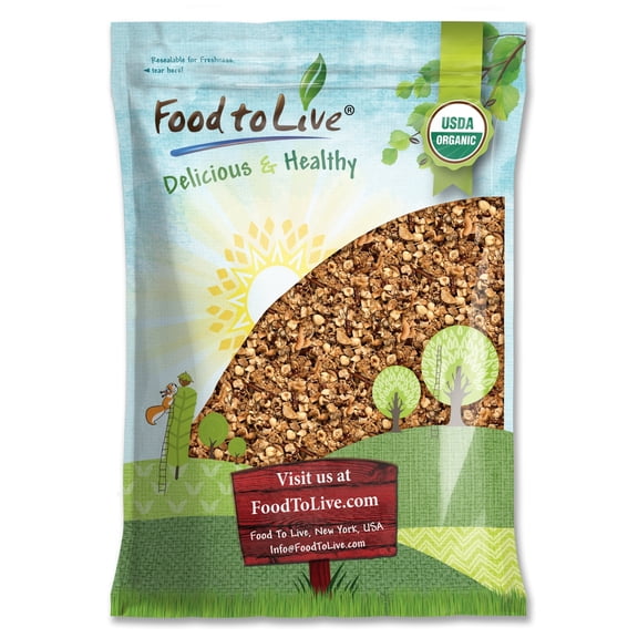 Organic Golden Crunchy Granola, 6 Pounds Non-GMO, Vegan, Kosher by Food to Live
