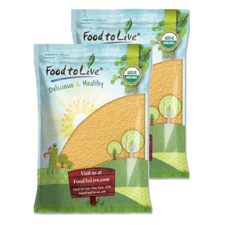 Organic Golden Milled Flax Seeds, 16 Pounds - Non-GMO, Kosher, Raw, Vegan - by Food to Live