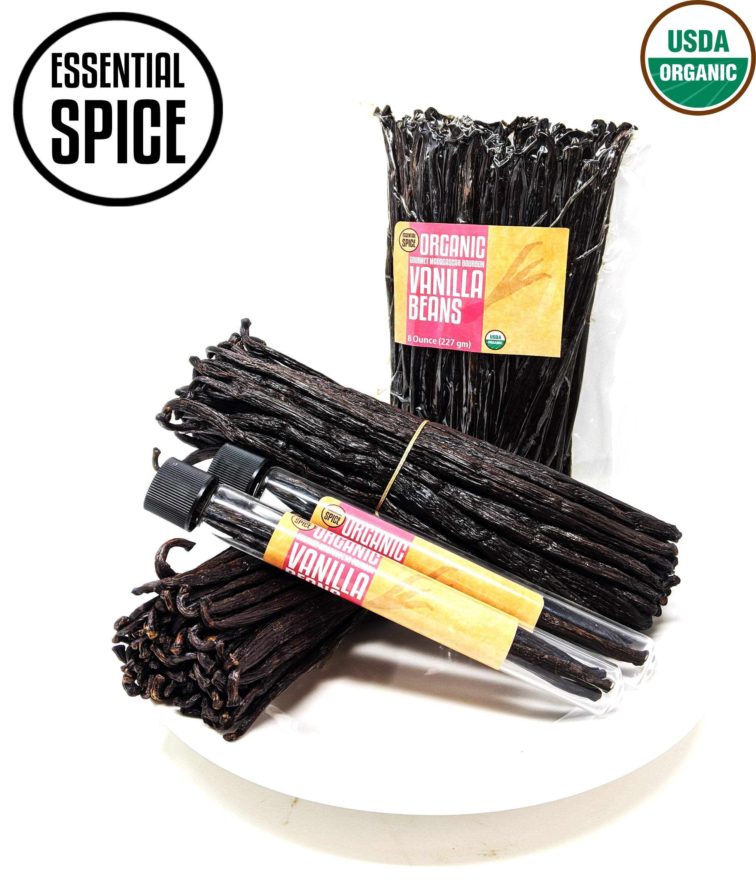 Organic Gourmet Madagascar Bourbon Vanilla Beans