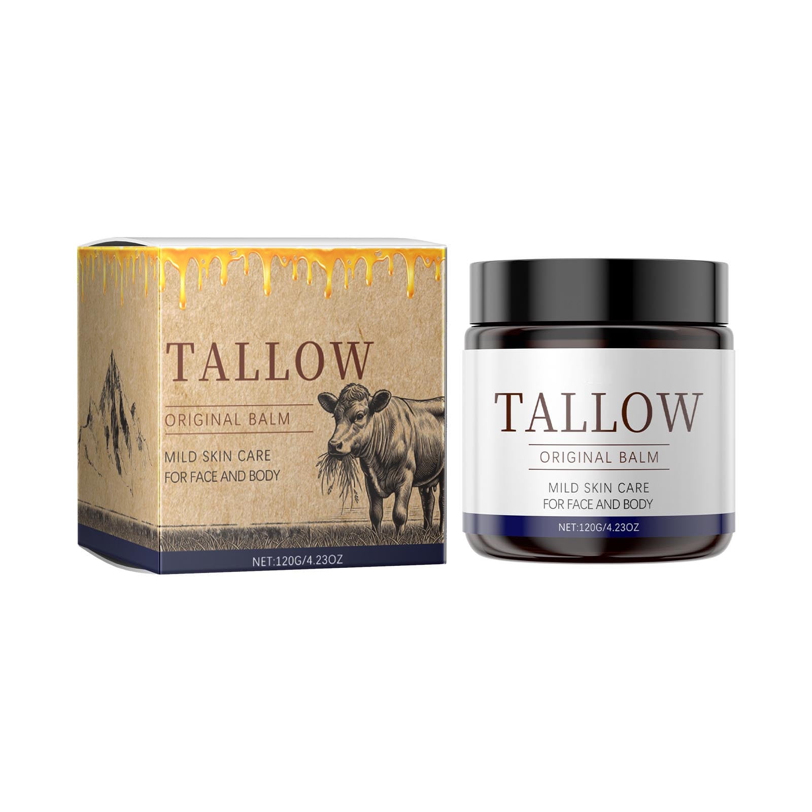 Organic Grass Fed Beef Tallow No Care Organic Beef Tallow With Jojoba