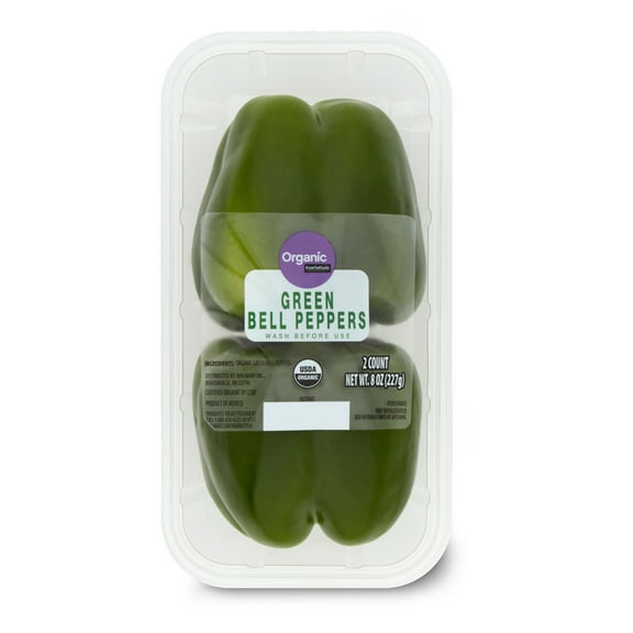 Organic Green Bell Pepper, Each