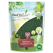 Organic Green Spirulina Powder, 0.25 Pounds — Non-GMO, Kosher, Raw, Vegan — by Food to Live