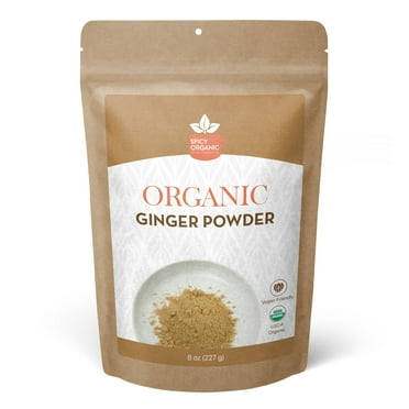 Organic Ground Ginger: Add a Zing of Flavor to Your Cooking with 100% Natural and Non-GMO Ginger Powder