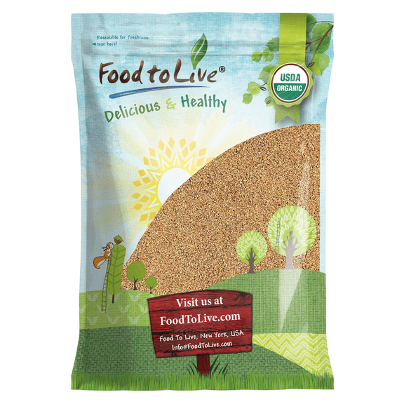 Organic Ground White Chia Seeds, 7 Pounds  Raw Natural Milled Seeds. Non-GMO, Kosher, Vegan, Bulk  by Food to Live