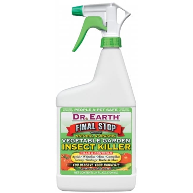 Vegetable Insect Control Organic Grow Inc 24 Oz Final Stop Vegetable Garden Insect Killer RTU ...