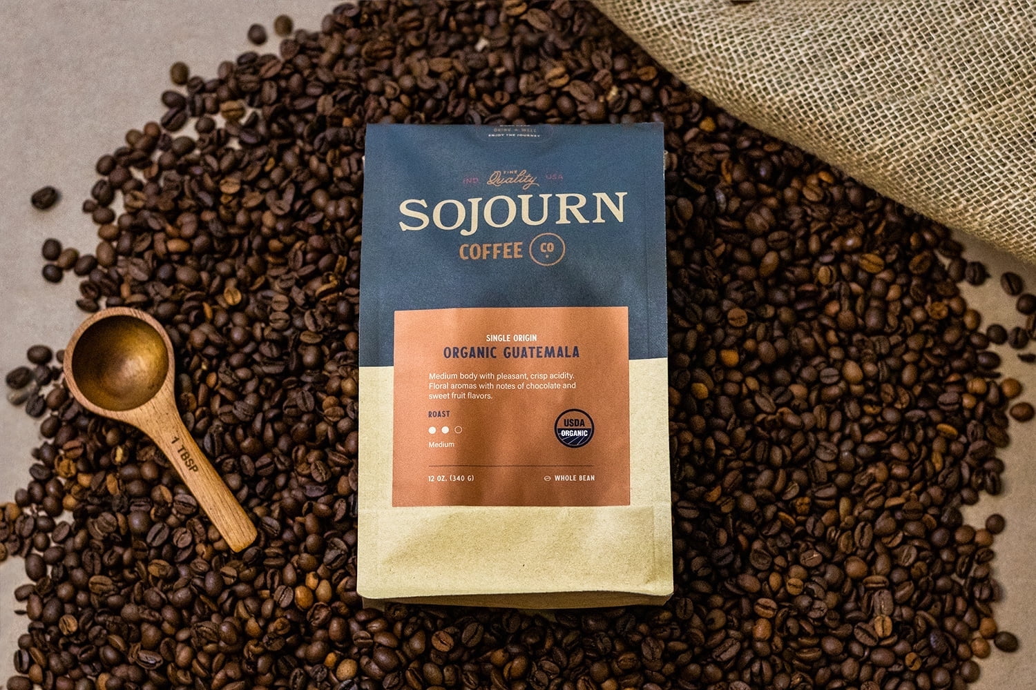 Organic Cold Brew Coffee Bundle - Guatemalan Medium Roast (2lb) & Peruvian Medium Roast (1lb) - Ground - View #4