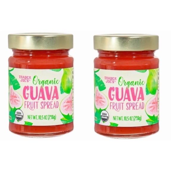 Organic Guava Fruit Spread, 10.5 oz, 2 Count, with Bonus Keychain