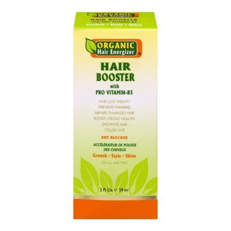 Organic Hair Energizer - Hair Booster with Pro Vitamin-B5, All Hair Type, Moisturizing