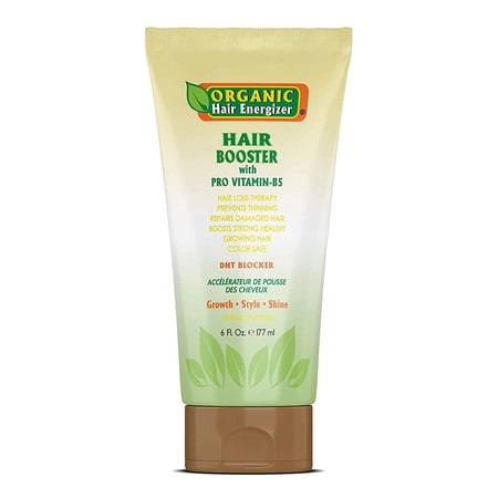 Organic Hair Energzier Hair Growth Booster With Pro Vitamin B5, 6 Oz, 2 Pack