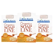 Bio-Safe Organics Organics Soap Line, All-Natural Handmade Bath Soap Bar, Sweet Shea & Honey Oatmeal, 4 oz, 3 Pack