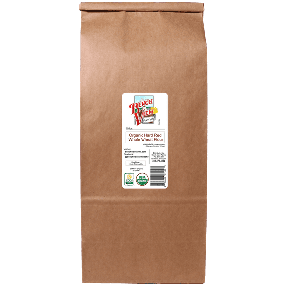 Organic Hard Red Whole Wheat Flour - 10lbs