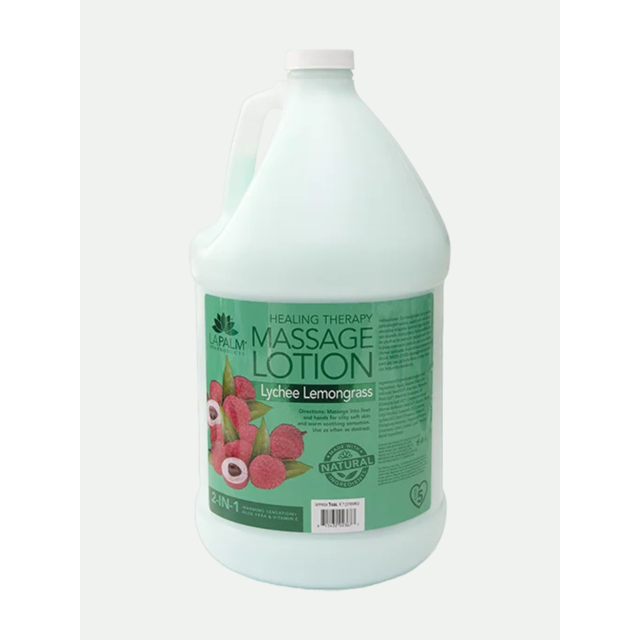 La Palm Healing Therapy Massage Lotion Lychee Lemongrass