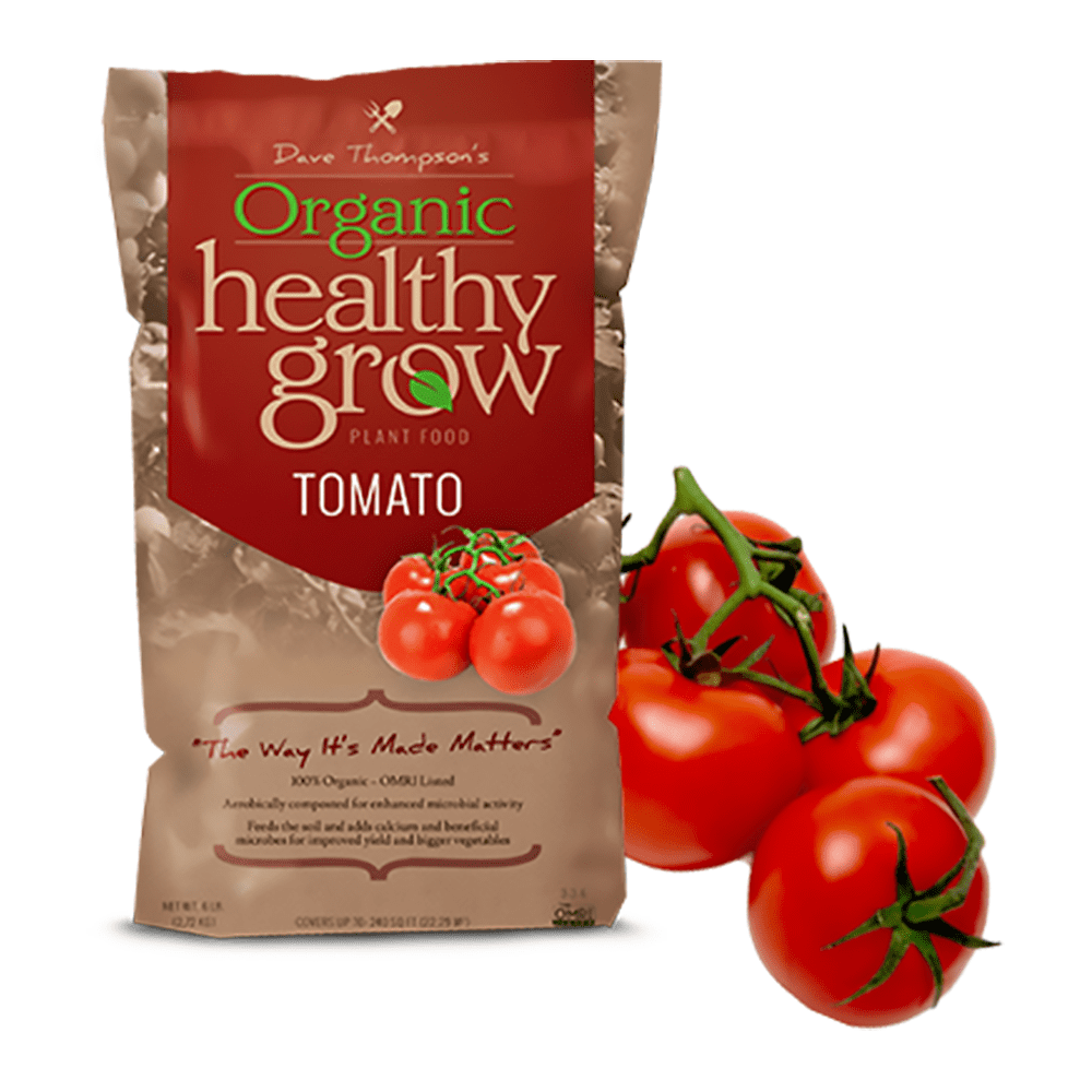 Organic Healthy Grow Tomato Garden Plant Food Fertilizer 3-3-6 Formula, 3 lb Bag