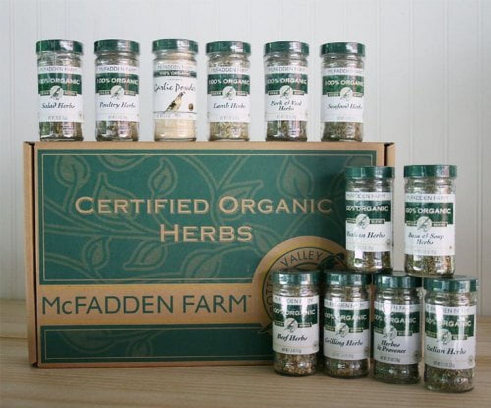 Organic Herb Blend Gift Box, Large 12 Organic Varieties Beans & Soup