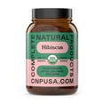thumbnail image 1 of Organic Hibiscus Capsules - 100 Count, 550mg, Antioxidant & Herbal Hibiscus Flower Capsules, 1 of 3