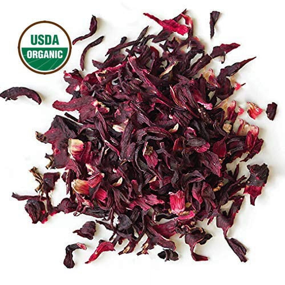 Organic Hibiscus flower Tea, cut & sifted 16 oz | Bulk Hibiscus sabdariffa | 16 oz Hibiscus Flower c/s | Dried Herbs | Metaphysical | Natural Herbs