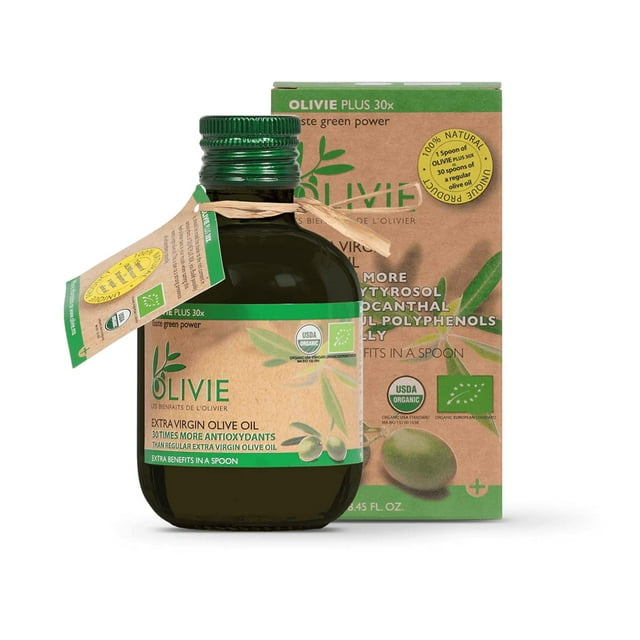 Organic High Polyphenol Rich Extra Virgin Olive Oil OLIVIE PLUS 30X Moroccan Desert Olive Oil