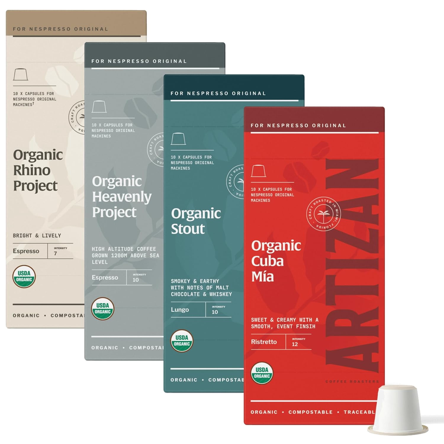 Organic Home Compostable Coffee for al Machines | Variety Pack | Non ...