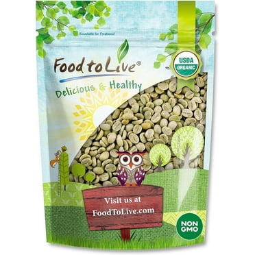 Organic Honduran Arabica Green Coffee Beans, 12 Ounces – Non-GMO, Vegan, Kosher, Bulk - by Food to Live