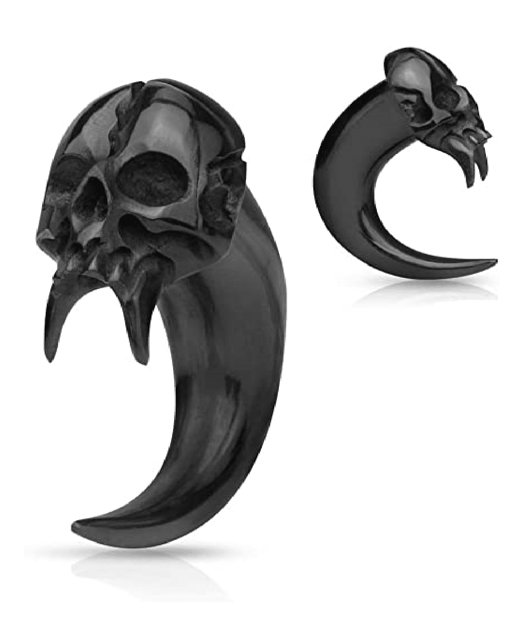 Organic Horn Angel of Death Skull Hand Carved Taper - Walmart.com