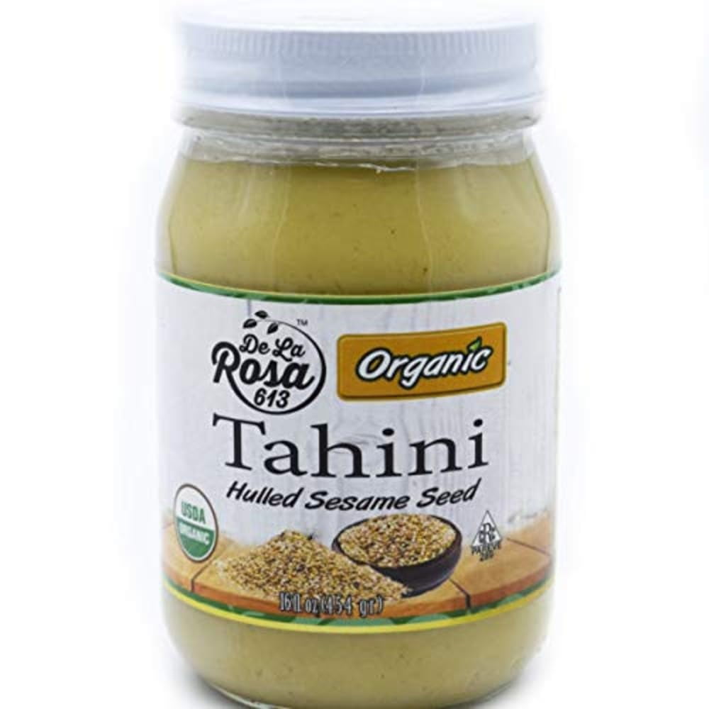Organic Hulled Tahini, Stone Ground, Toasted & Unbleached, Vegan