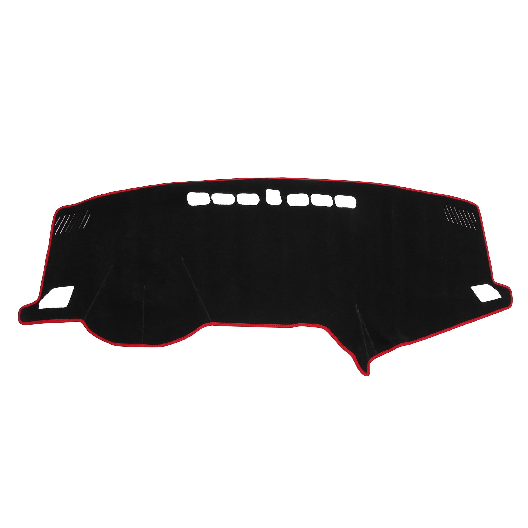 Unique Bargains Dashboard Cover for Hyundai Sonata 2015-2019 Non-slip Polyester Red