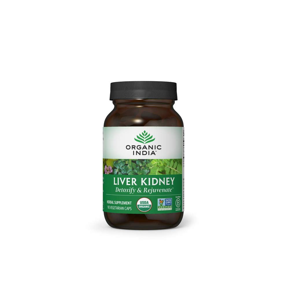 Organic Herbal Liver and Kidney Detox Supplement, 90 Capsules