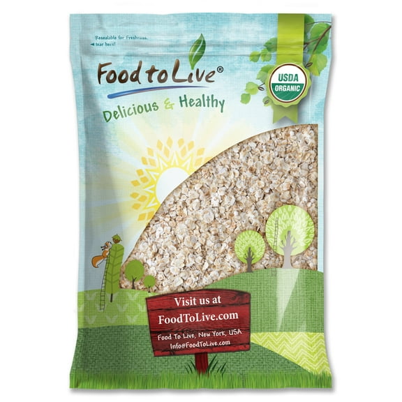 Organic Instant Rolled Oats, 4 Pounds Ready in 1 Minute Non-GMO Whole Grain Oatmeal. Kosher