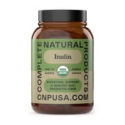 Organic Inulin Capsules - 520mg 100 Pills, Organic Jerusalem Artichoke Inulin Capsules