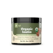 Organic Inulin Powder Fiber Supplement - Jerusalem Artichoke Prebiotic Bulk Inulin Fiber Powder 8oz Digestion Gut Health