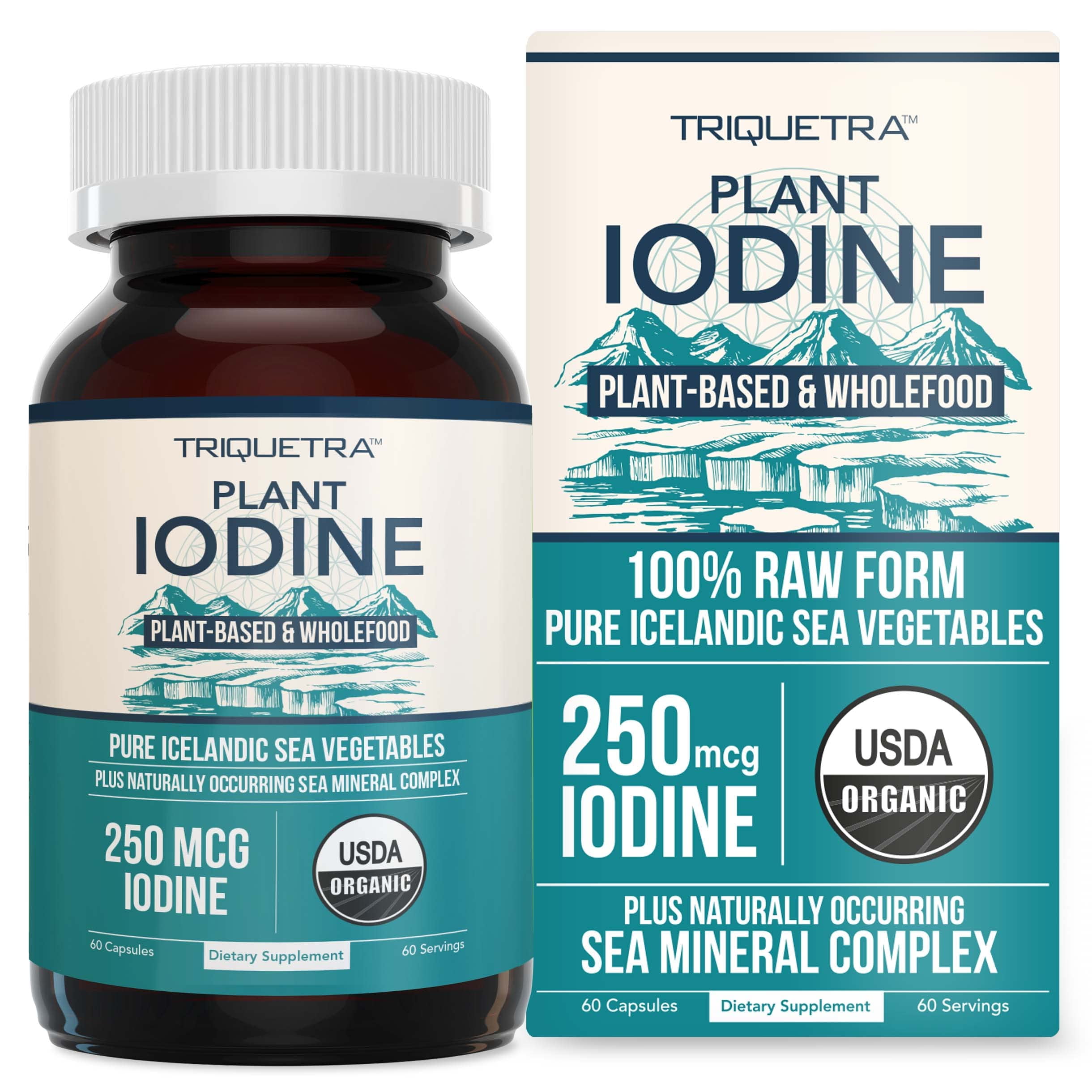 Organic Iodine Supplement from Sea Vegetable Complex, Whole Food & Raw