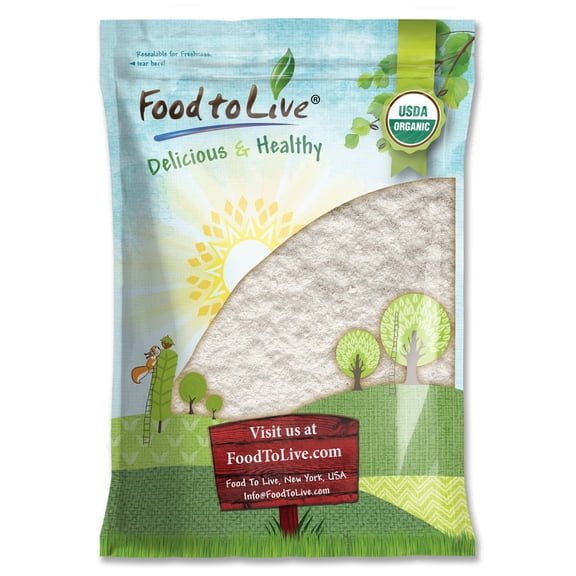Organic Italian Pizza Flour, 10 Pounds Non-GMO, Raw, Vegan by Food to Live
