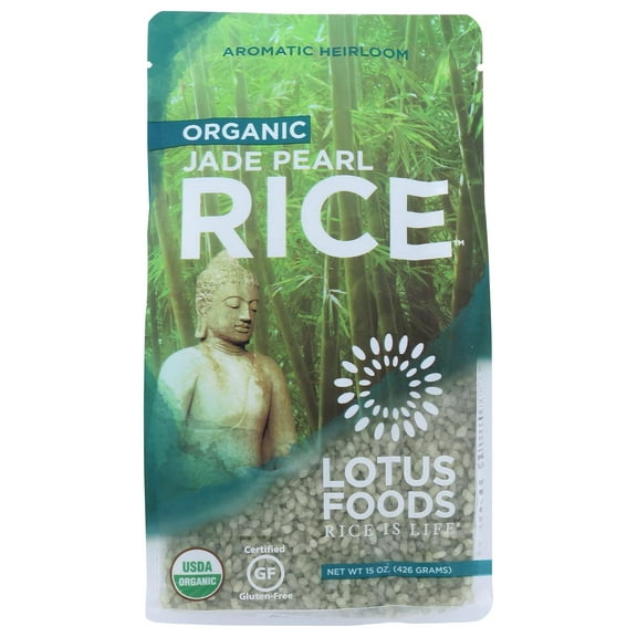 Organic Jade Pearl Rice, Gluten , 15 Ounces (Pack Of 6)