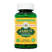 Organic Jamun Indian Blackberry Powder herbal capsule | Natural Digestion and metabolic health support | Equivalent 5000 mg - 60 Veg Capsules | Herbal Supplement | Made in USA