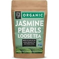 thumbnail image 1 of Organic Jasmine Pearls Green Tea | Brew 50 Cups | 4oz/113g Resealable Kraft Bag | by FGO, 1 of 5