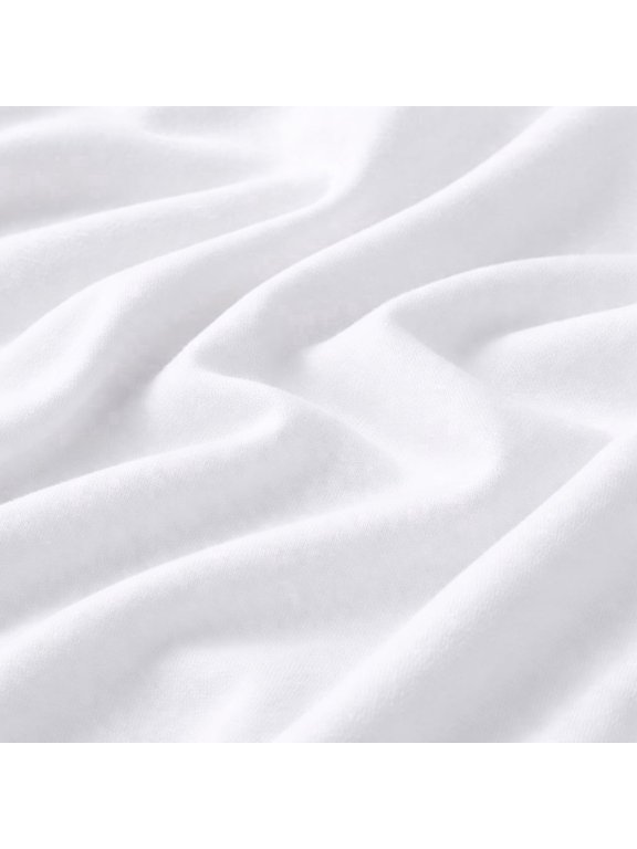 Organic Jersey Knit Fabric by The Yard | Cotton Knit Fabric by The Yard | Tshirt Fabric by The yard | Cotton Jersey Fabric | 60 Inches Wide | 10 Yards White cotton jersey fabric by The yard