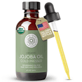 thumbnail image 1 of Pure Body Naturals Organic Jojoba Oil for Skin, Face, Hair & Nails - 100% Pure, USA-Sourced, 4 Fl Oz, 1 of 9